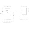 Тумба Rovere Moro 49,6 см BELBAGNO ETNA ETNA-500-1A-SO-RW-P-R